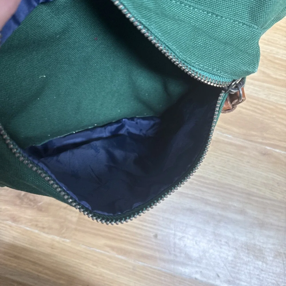 Polo Ralph Lauren Men's Polo Bear Canvas Backpack Green Skiing Bear